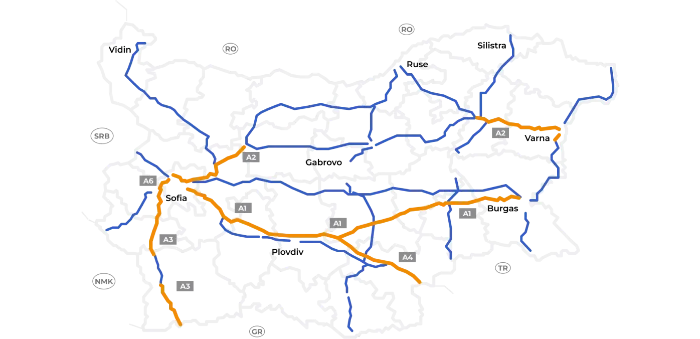 Bulgaria toll roads