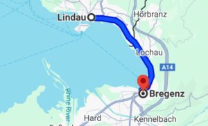 From Lindau to Bregenz without TOLL