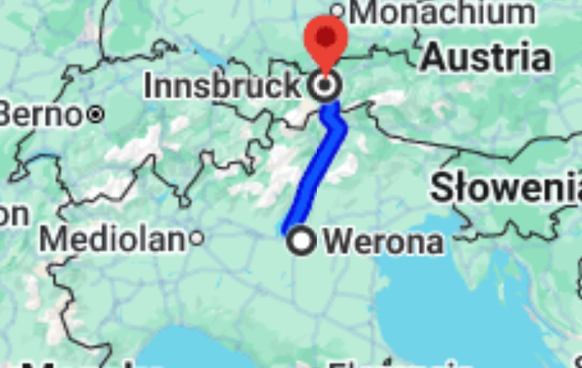 Brenner toll from Italy to Austria